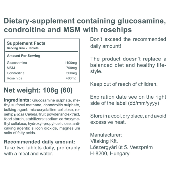 Glucosamine, Chondriotin & MSM Glucosamine, Chondriotin & MSM