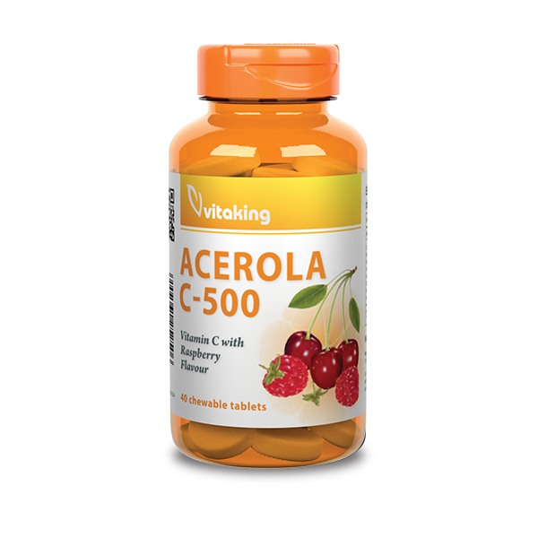 Acerola Vitamin C-500 - rapsberry flavour Acerola Vitamin C-500 - rapsberry flavour
