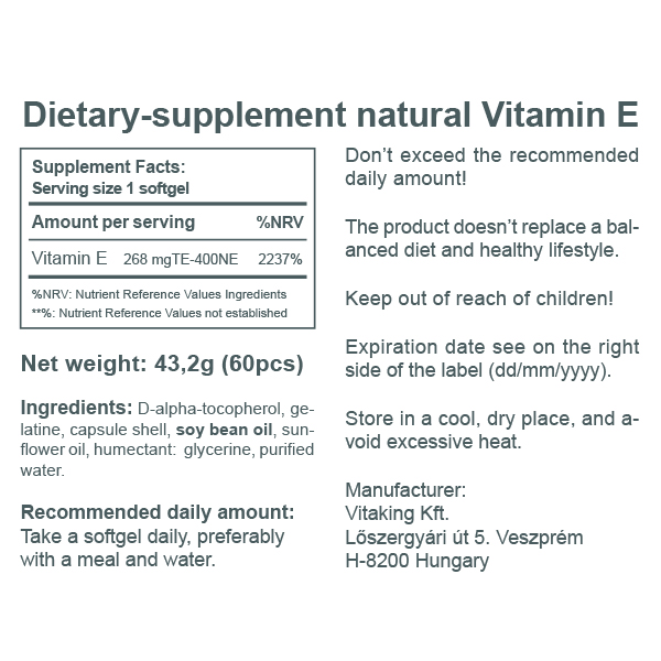 Vitamin E-400 IU Vitamin E-400 IU