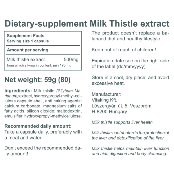 Milk Thistle extract (90) Milk Thistle extract (90)