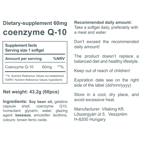 Q-10 coenzyme (60) Q-10 coenzyme (60)