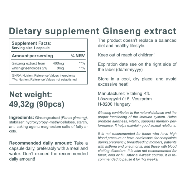 Ginseng Extract (90) Ginseng Extract (90)