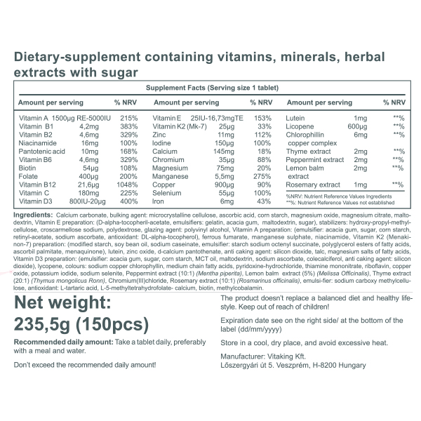 Daily One multivitamin (150) Daily One multivitamin (150)