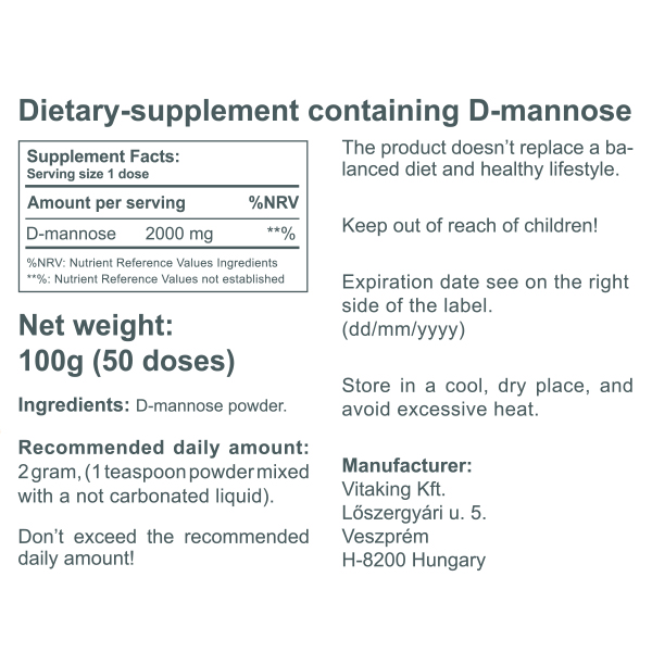 D-mannose powder D-mannose powder