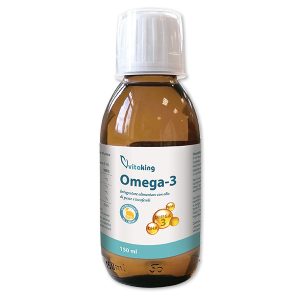 Vitaking Omega-3 Olio ad Alto Contenuto di DHA – Trigliceridi – 150 ml