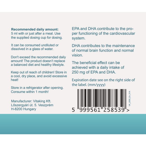 Natural Omega-3 oil (150ml) Natural Omega-3 oil (150ml)