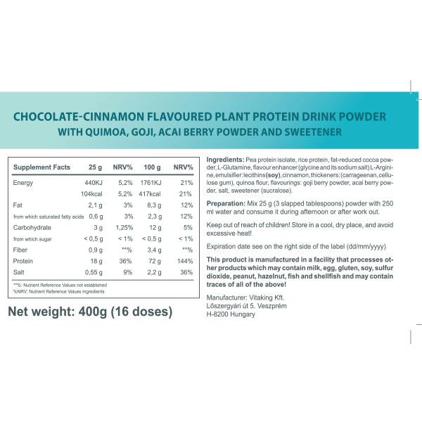Vegan Protein Powder (400g) Vegan Protein Powder (400g)