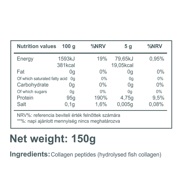 100% Fish Collagen (150g) Natural 100% Fish Collagen (150g) Natural
